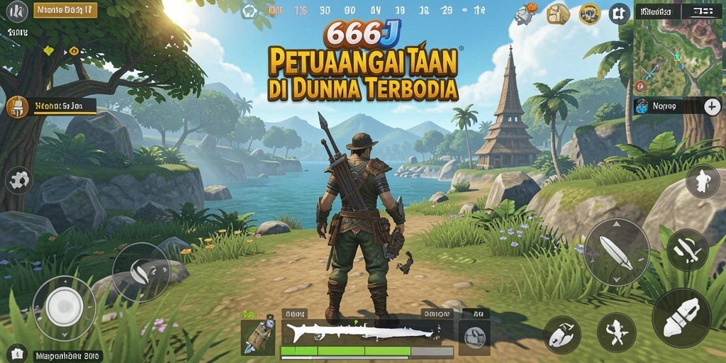 Tampilan gameplay <strong>666J</strong> yang menakjubkan dengan interaksi dunia terbuka.