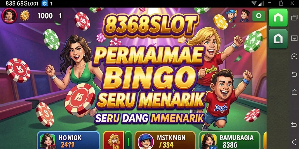 Screenshot utama 8368SLOT menampilkan gameplay Bingo yang menarik.