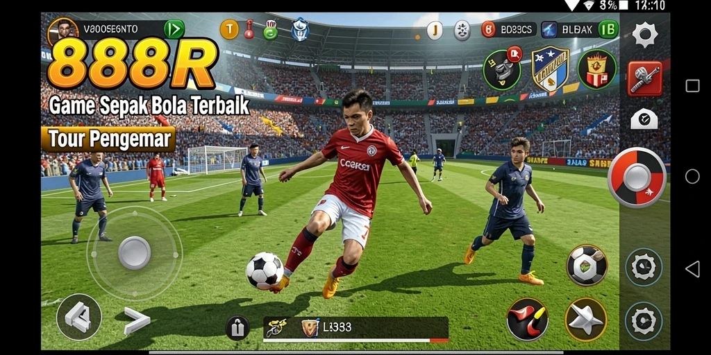 Tampilan gameplay yang mendebarkan di 888R.