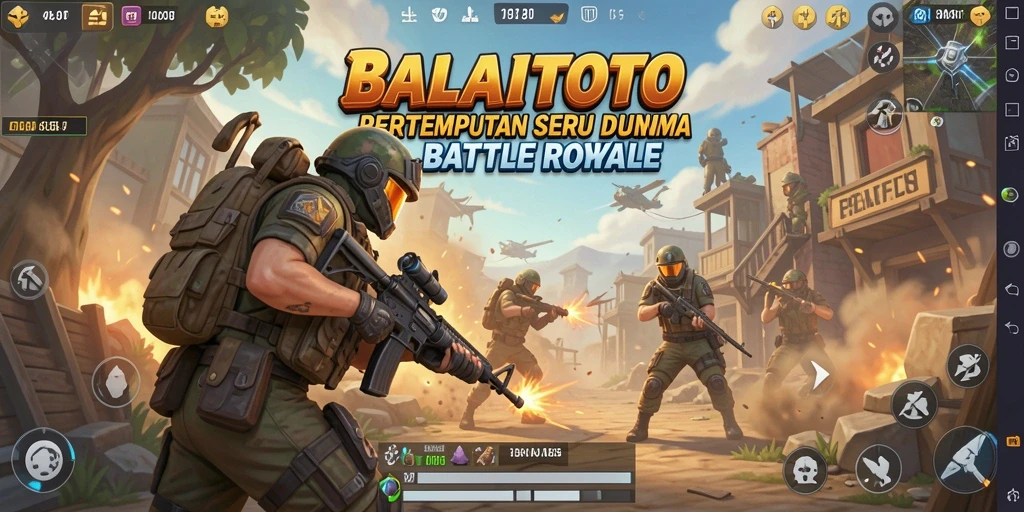 Tangkapan layar menunjukkan gameplay menegangkan di BALAITOTO.