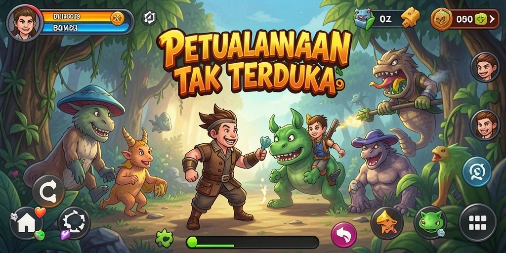 Tangkap momen seru gameplay petualangan BARU01 yang menantang.