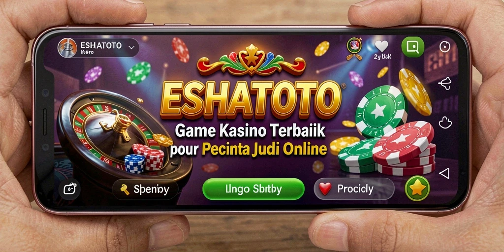 Tampilan gameplay seru di ESHATOTO dengan berbagai pilihan permainan kasino.