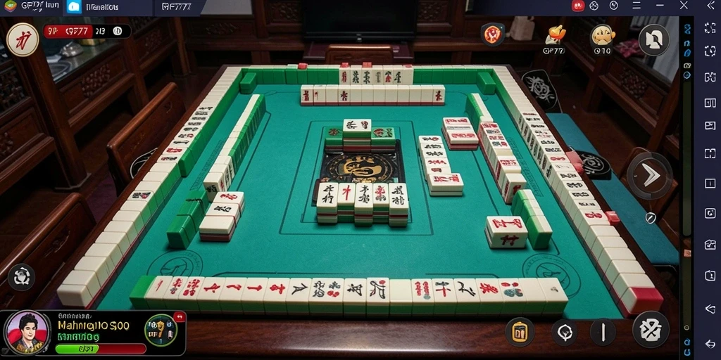 Tampilan gameplay Mahjong yang menantang dalam GF777.