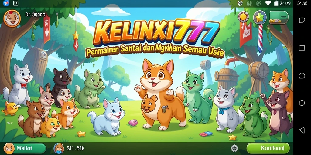 Tampilan gameplay KELINCI777 yang menarik dan menyenangkan.