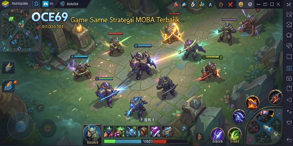 Screenshot utama OCE69 dengan aksi multiplayer yang seru.