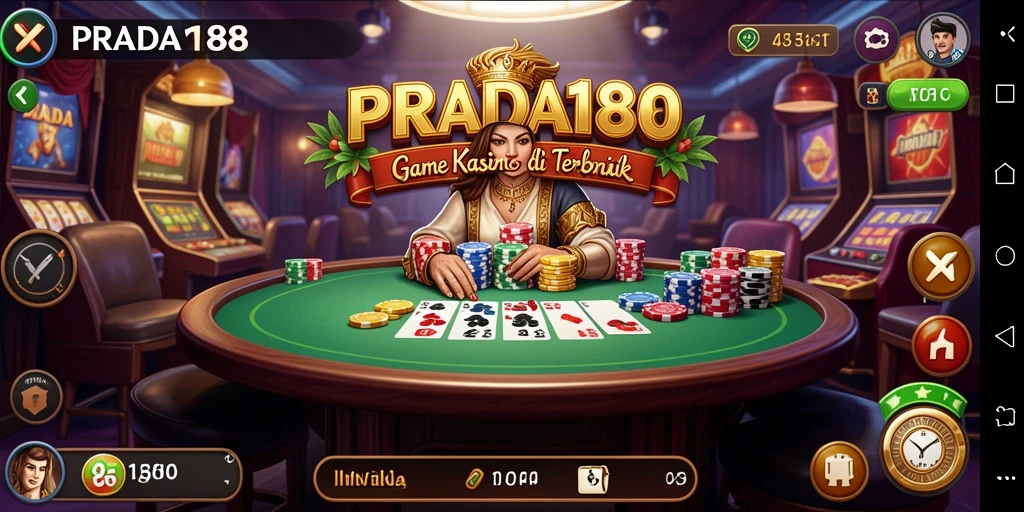 Tangkapan layar menunjukkan gameplay menarik dari Kasino PRADA188.