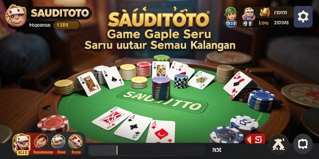 Tampilan gameplay SAUDITOTO yang seru dan kompetitif.