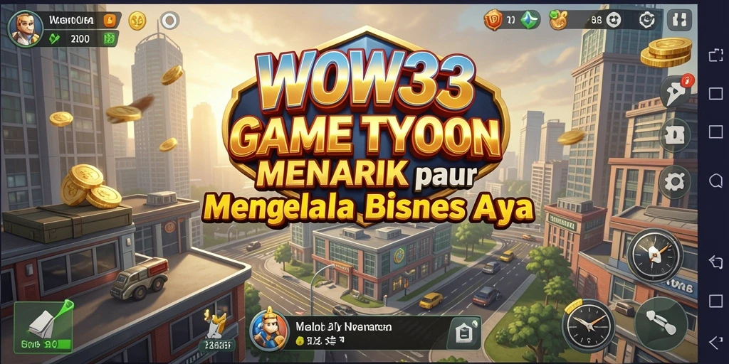 Tampilan gameplay WOW33 yang menantang dan mengasyikkan di kategori Tycoon.